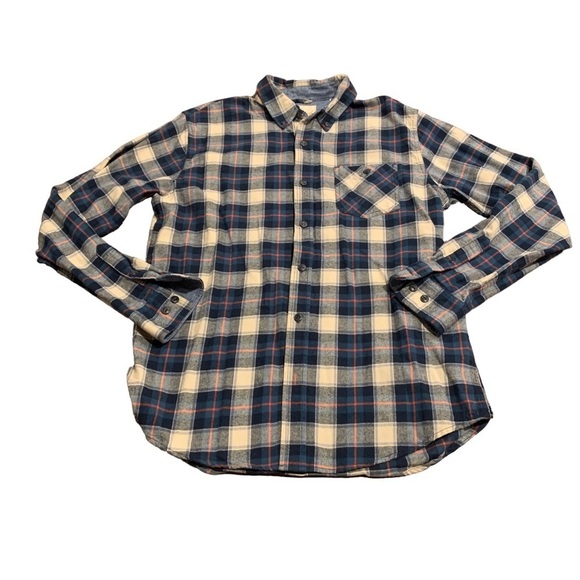 Weatherproof Vintage Men’s Plaid Flannel Button Down Shirt Size Medium - Picture 1 of 9